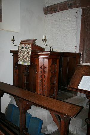 Kilpeck Church - The Pulpit